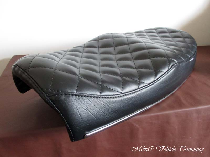 Customized motor bike seat